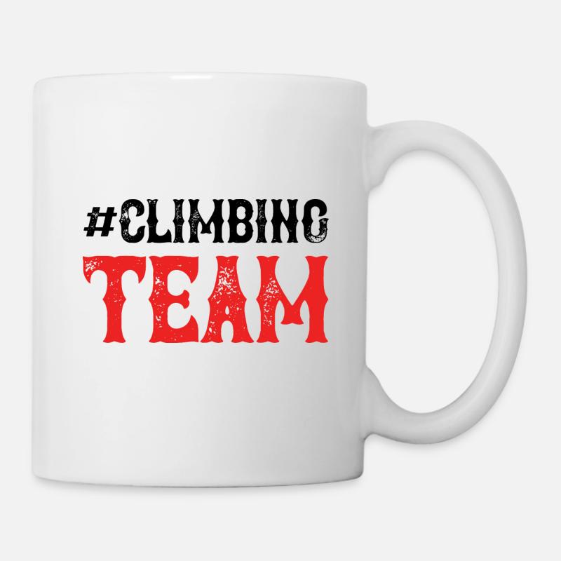 Climbing Team - Tasse - Weiß
