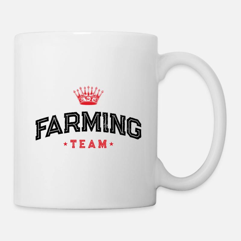 Farming Team - Tasse - Weiß