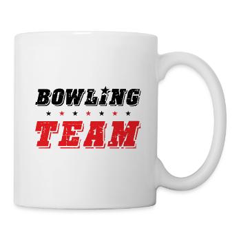 Bowling Team - Tasse - Weiß - Rechts