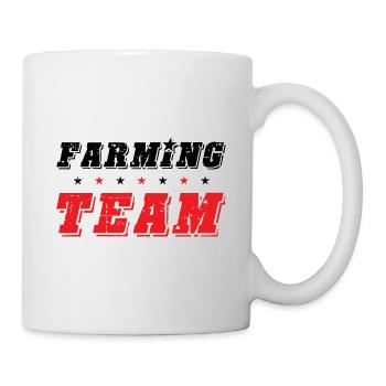 Farming Team - Tasse - Weiß - Rechts