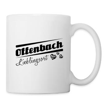 Offenbach - Lieblingsort mit Stadtnamen - Tasse - Weiß - Rechts