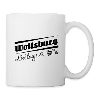 Wolfsburg - Lieblingsort mit Stadtnamen - Tasse - Weiß - Rechts