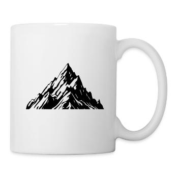 Mountains Symbol Silhouette Nature - Mug - white - Right