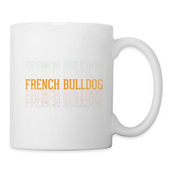 Bouledogue français - Mug blanc - blanc - Droite