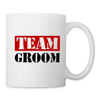 Team Groom Wedding Saying - Mug - white - Right