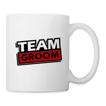 Team Groom Wedding Saying - Mug - white - Right