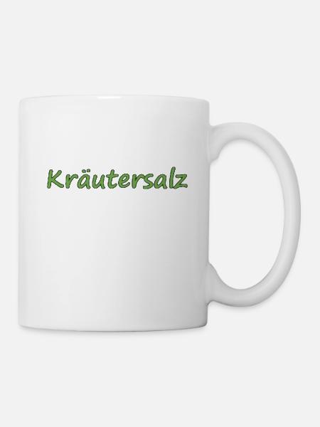 Kräutersalz - Tasse - Weiß
