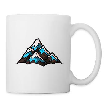 Symbol Berge - Tasse - Weiß - Rechts