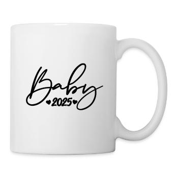 Bébé 2025 Grossesse annonce la naissance du bébé - Mug blanc - blanc - Droite