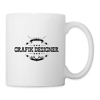 Grafik Designer Beruf - Tasse - Weiß - Rechts