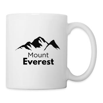 Mount Everest Outline - Mug - white - Right