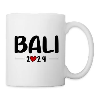 Bali 2024 Herz Reise - Tasse - Weiß - Rechts