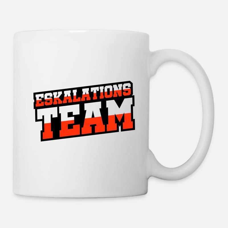 Eskalations Team - Tasse - Weiß