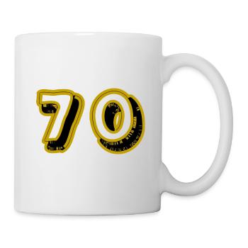HAPPY BIRTHDAY. HAPPY BIRTHDAY. ANNIVERSARY. - Mug - white - Right