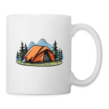 Tente de camping Camper - Mug blanc - blanc - Droite