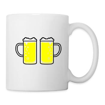 Beer Glass Beer Mug Beer - Mug - white - Right