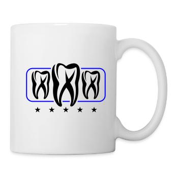 Icône de dentiste dentaire - Mug blanc - blanc - Droite