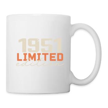 Born in 1951 | Vintage 1951 Retro Birthday - Mug - white - Right