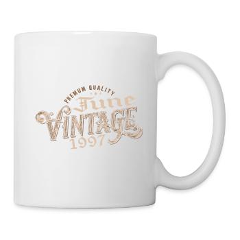 June 1997 Vintage 27th Anniversary Gift 1997 - Mug - white - Right