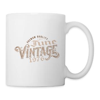 June 1976 Vintage 48th Anniversary Gift 1976 - Mug - white - Right