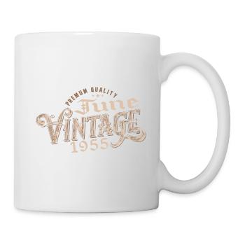June 1955 Vintage 69th Anniversary Gift 1955 - Mug - white - Right