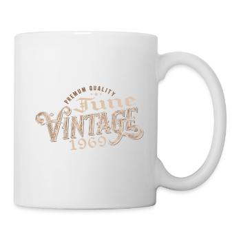 June 1969 Cadeau 55e Anniversaire Vintage 1969 - Mug blanc - blanc - Droite