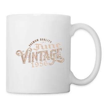 June 1956 Vintage 68th Anniversary Gift 1956 - Mug - white - Right