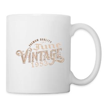 Juni 1953 Vintage Geschenk zum 71. Jahrestag 1953 - Tasse - Weiß - Rechts