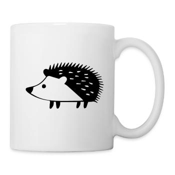 Hérisson - Mug blanc - blanc - Droite