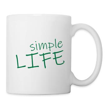 SIMPLE LIFE - Mug - white - Right