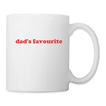 Le préféré de papa - Mug blanc - blanc - Droite