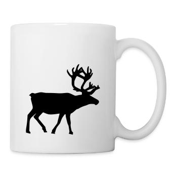 Rentier [black] - Tasse - Weiß - Rechts