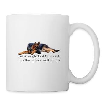 Hundespruch für Hundeliebhaber / Tierliebhaber - Tasse - Weiß - Rechts