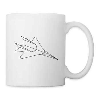 Papierflieger - Tasse - Weiß - Rechts