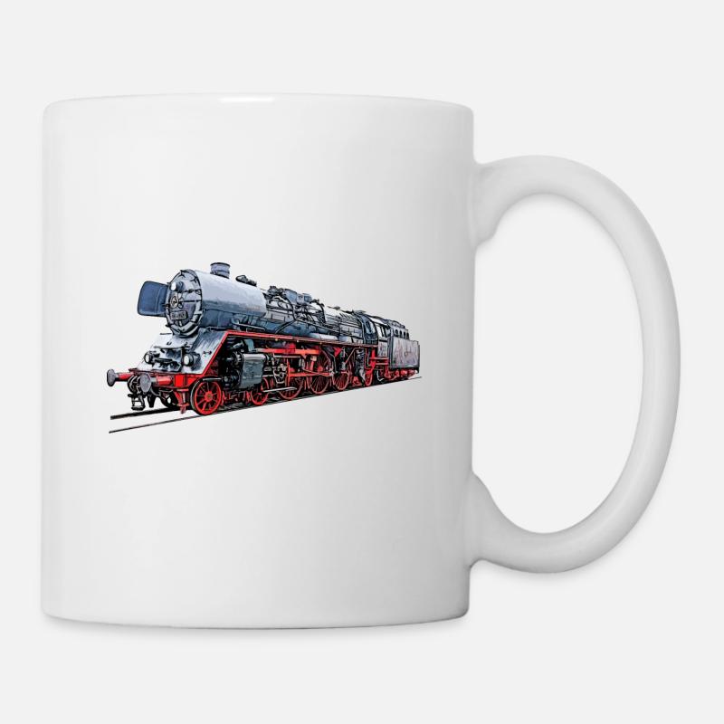 Dampflok BR 03 1010 der DR - Tasse - Weiß