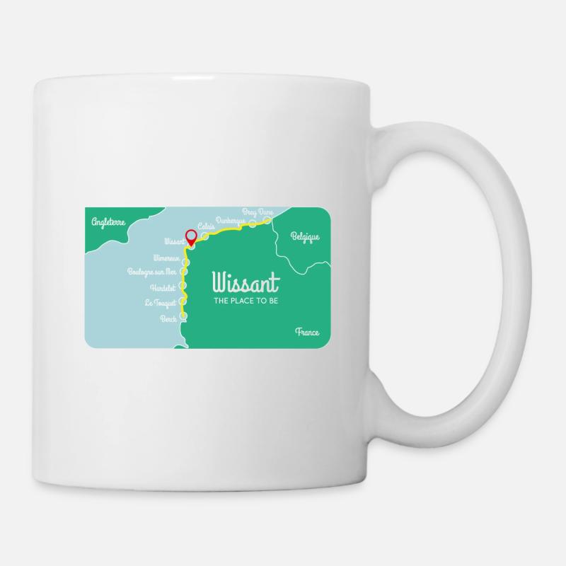 KARTE WISSANT - Tasse - Weiß