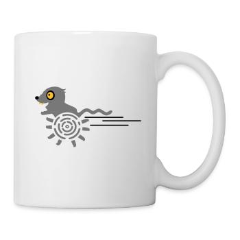 Gerbil / Running Gerbil (3c) - Mug - white - Right