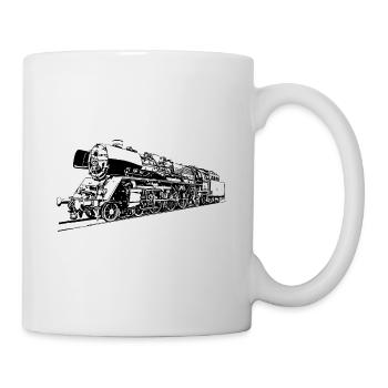 Steam locomotive 03 1010 - Mug - white - Right