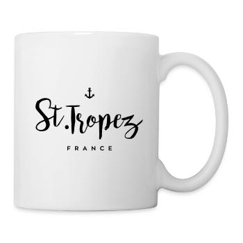 Saint-Tropez - Frankreich - Tasse - Weiß - Rechts