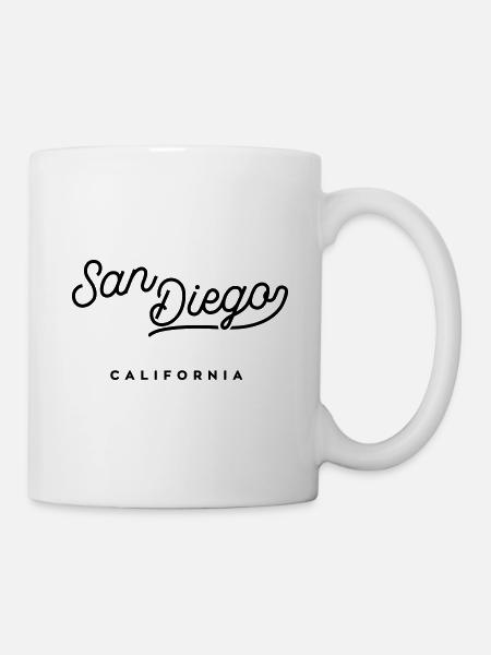 San Diego - California - Mug - white
