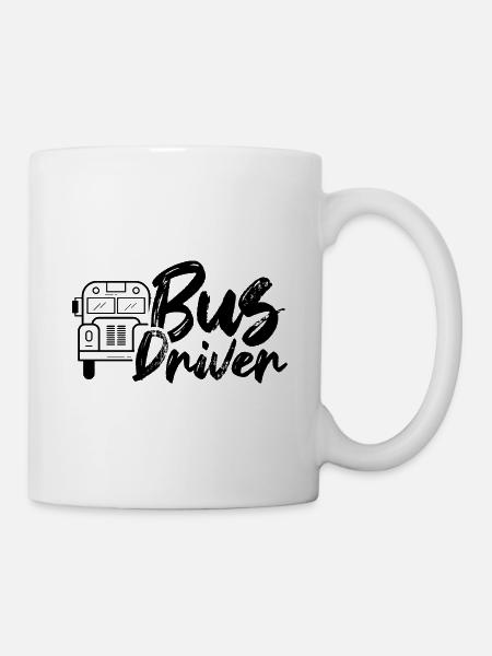 Busfahrer Bus Beruf Buslenker - Tasse - Weiß