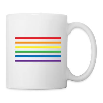 LGBT Spruch Geschenk Pride Rechte Transgender - Tasse - Weiß - Rechts