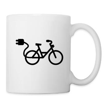 ebike fahrrad - Tasse - Weiß - Rechts