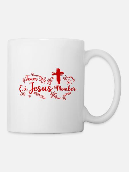 Team Jesus - Tasse - Weiß