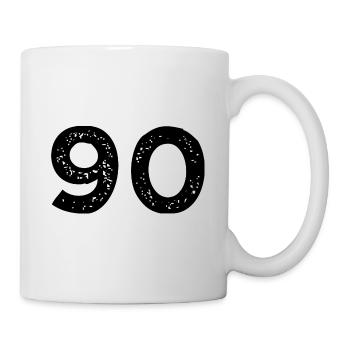 90 number jersey - Mug - white - Right