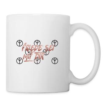 Friede sei mit dir - Tasse - Weiß - Rechts