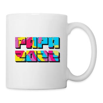 Papa 2022 - Geschenk zur Vaterschaft - Tasse - Weiß - Rechts