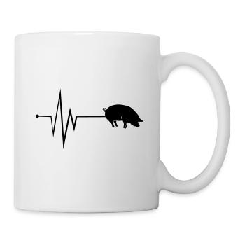 Pig Animal Pulse - Mug - white - Right