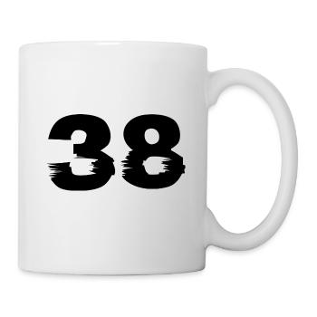 38 Number - Mug - white - Right