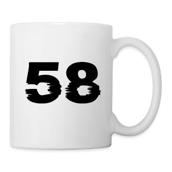 58 number - Mug - white - Right